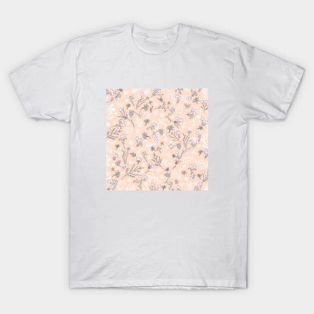 Flowers of LOVE, love-flowers, love, valentines, flowers, flower, floral, pink, botanical, summer, nature, spring, roses, rose, minimal, art, garden, graphic-design, T-Shirt by PrintedDreams